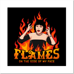 Clue Movie - Flames on the side of my face Posters and Art